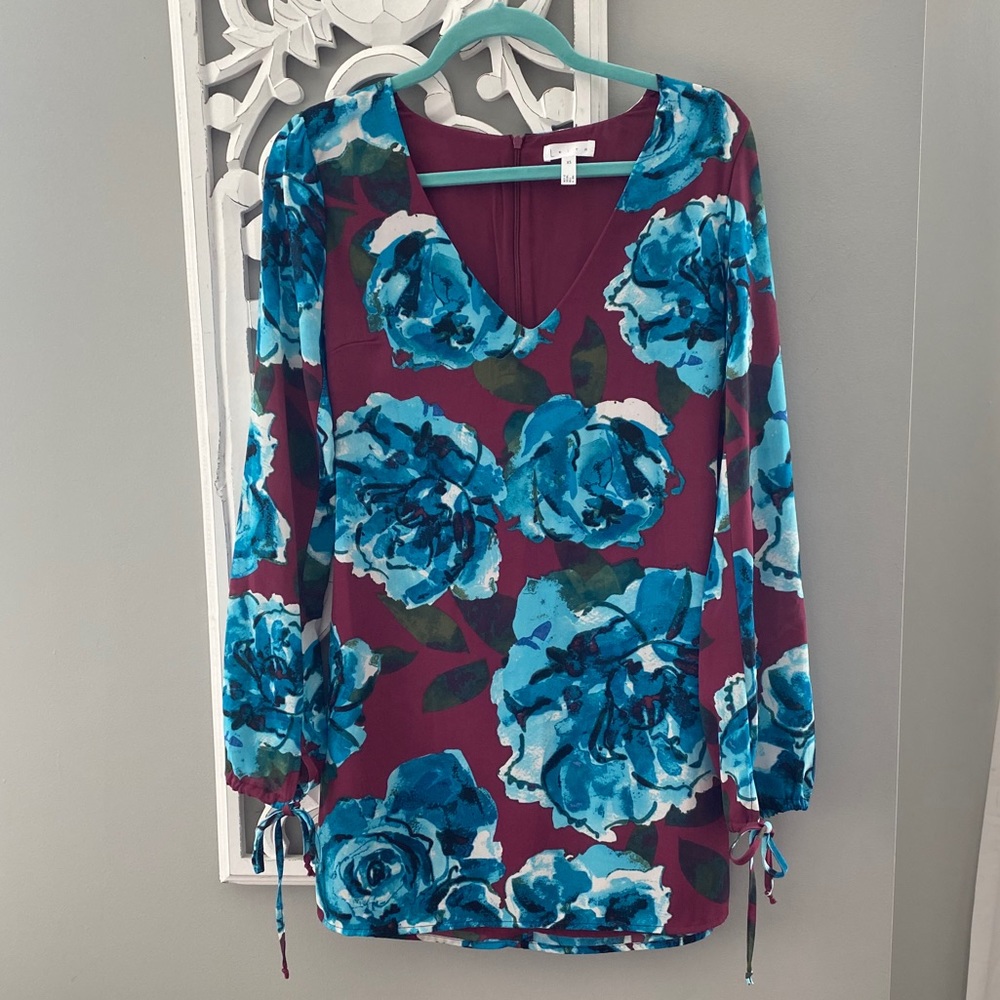 Leith long sleeve floral dress